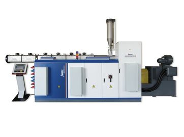 Professional Single Screw Extruder , Small Extruder Machine Grooved Structure