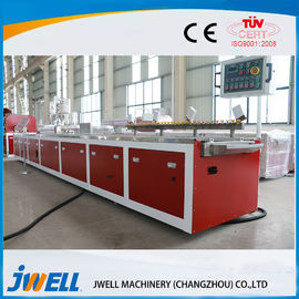 Automatic Plastic Extrusion Plant With Hall Off Unit For Producing WPC Decoration