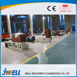 Decoration Plastic Profile Extrusion Line , Plastic Sheet Extrusion Line Vacuum Calibration