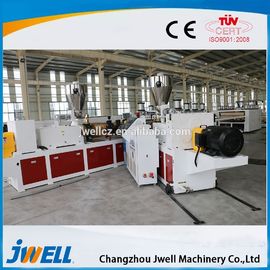 Jwell hot sale PVC WPC foaming co-extrusion semi- skining extrusion line