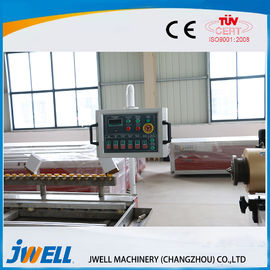 Jwell good bending strength WPC PE floor profile extrusion line